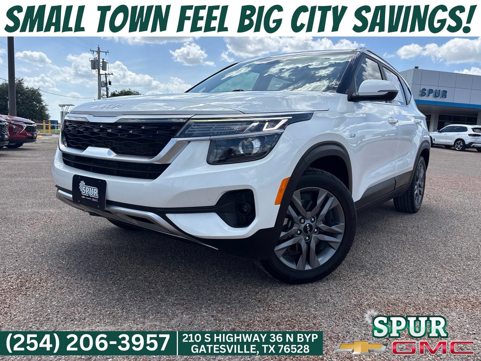 2023 Kia Seltos S in Other — front three-quarter view